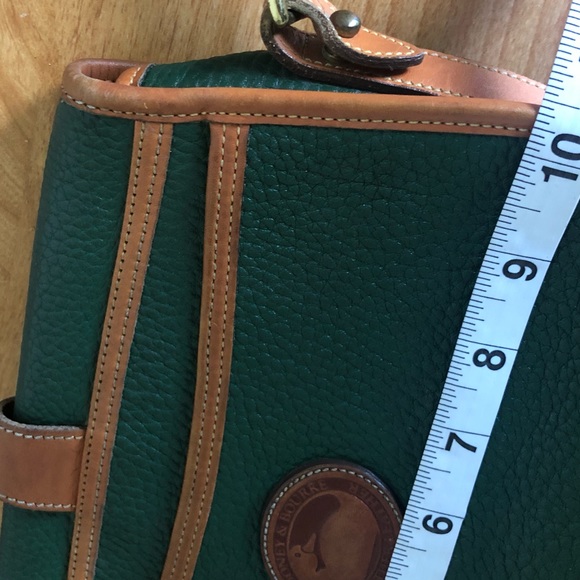 Vintage Dooney and Bourke Over Under Bag, Green - Picture 6 of 12